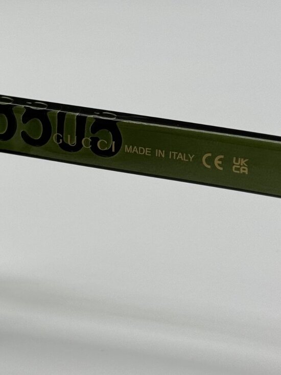 New Gucci GG1723S 004 Green Gray Unisex Sunglasses main image 9